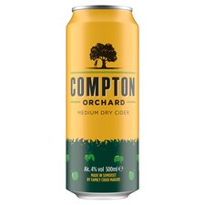 Compton Orchard Medium Dry Apple Cider 500Ml