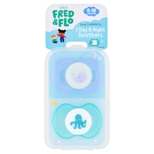 Fred & Flo Day And Night Soothers 2 Pack
