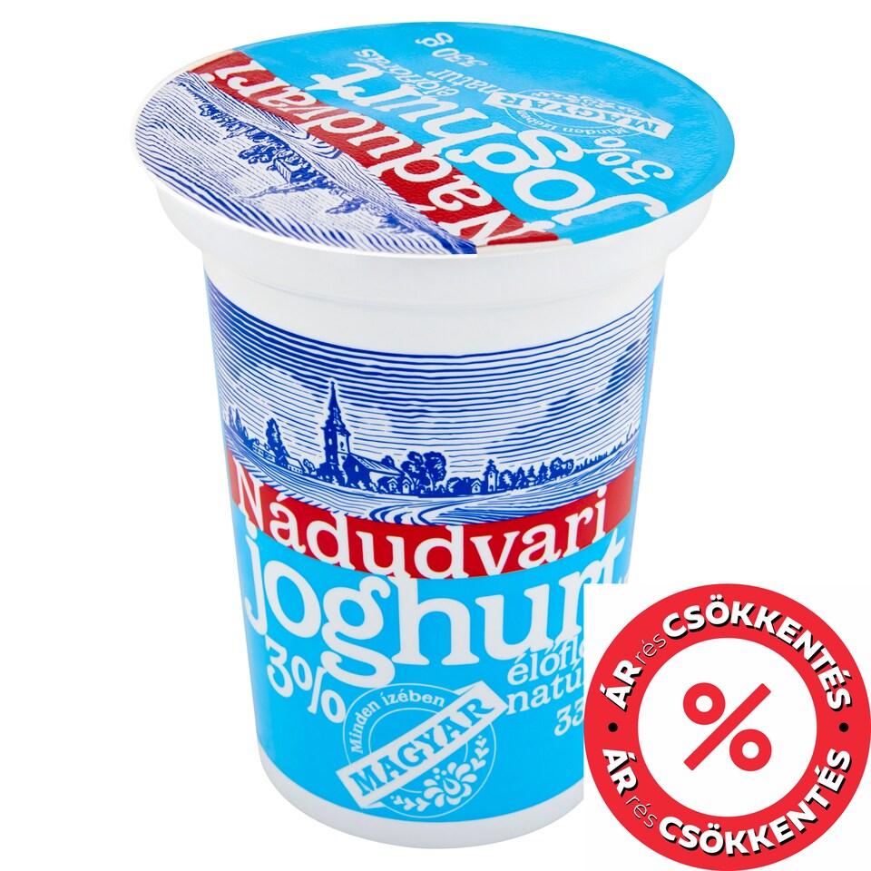 Nádudvari élőflórás natúr joghurt 330 g