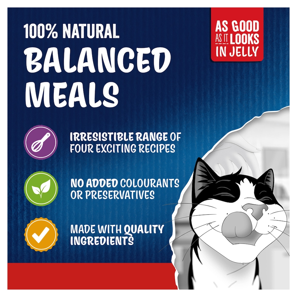 image 1 of Felix As Good As it Looks Senior 7+ Meat in Jelly Wet Cat Food 12x85g