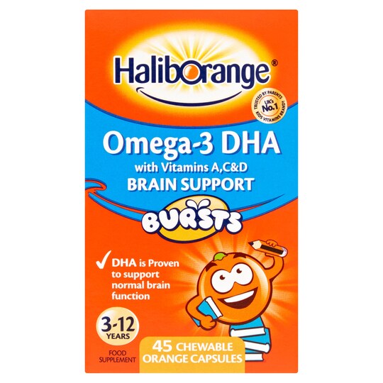 Haliborange Orange Omega 3 Chewables 45S Tesco Groceries