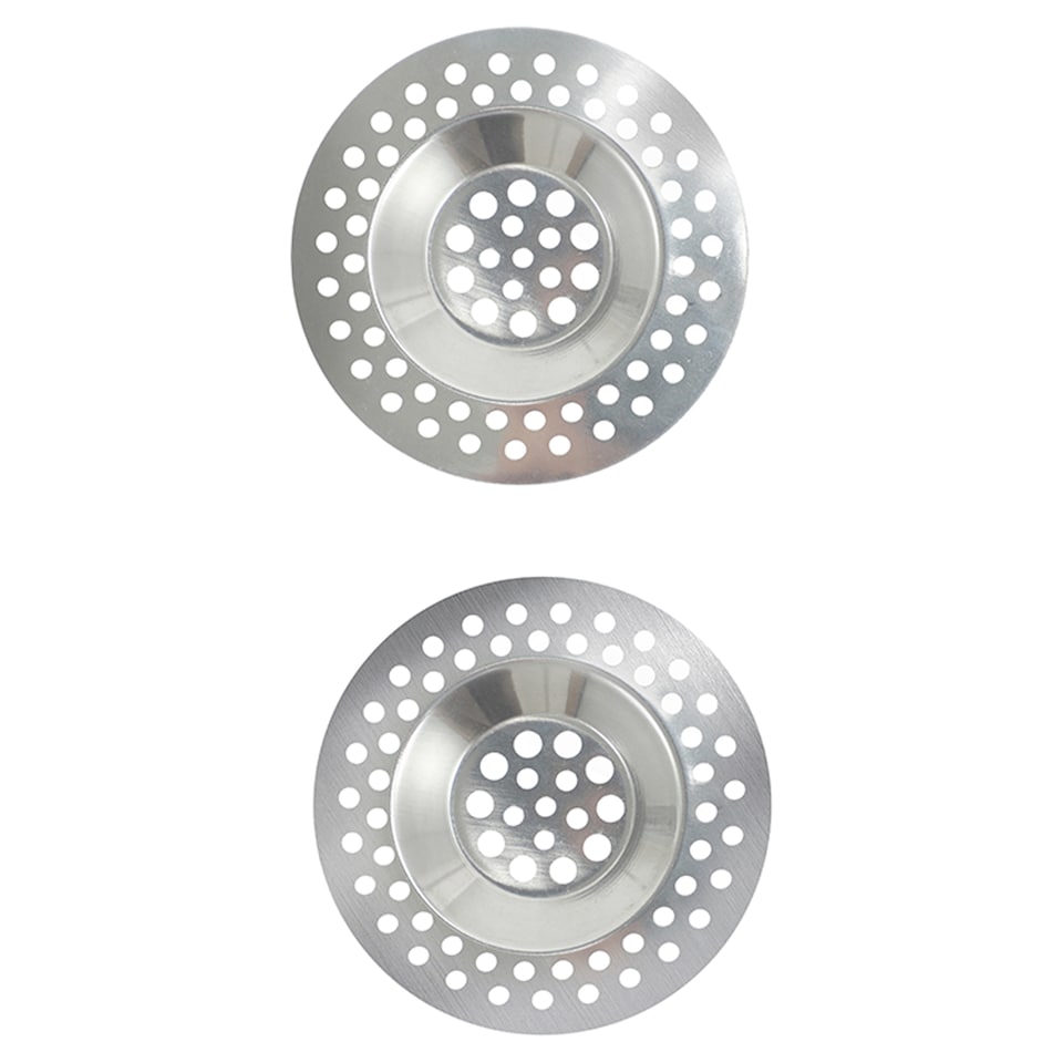 Tesco Stainless Steel Sink Strainers 2Pk
