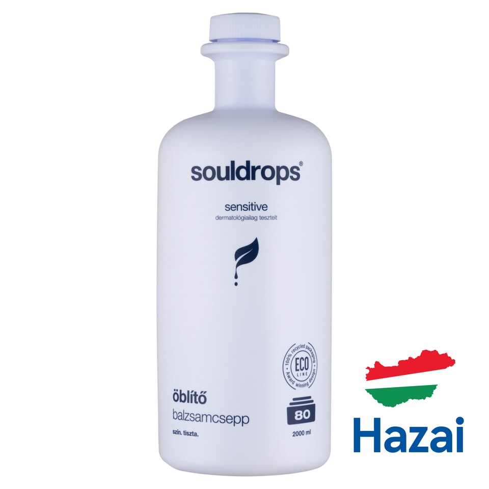 Souldrops Balzsamcsepp szenzitív textilöblítő 80 mosás 2000 ml