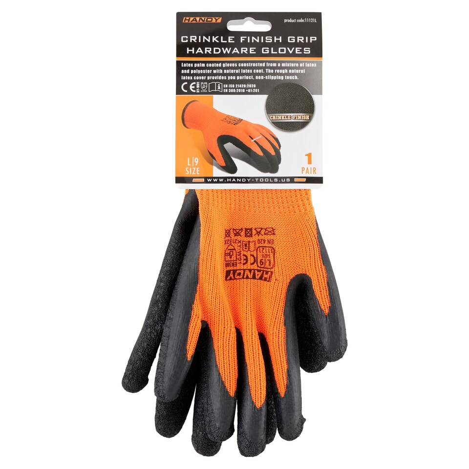 Handy Máčené montážní rukavice L 1 pár