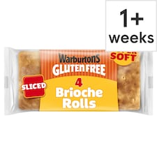 Warburtons Gluten Free Soft Brioche Rolls 4 pack
