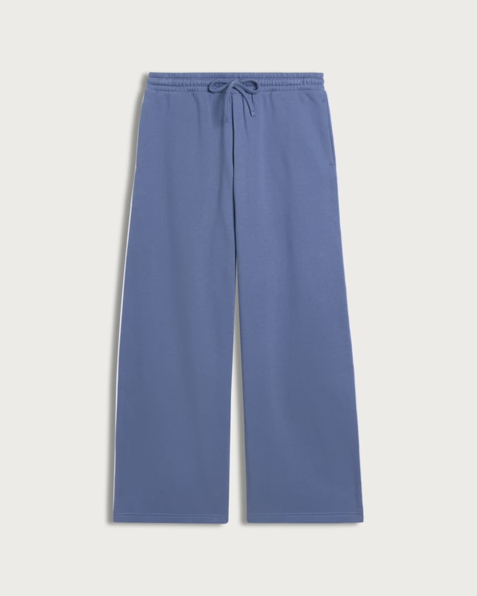 image 1 of OH ME OH MY Cotton Rich Wide Leg Joggers in Blue