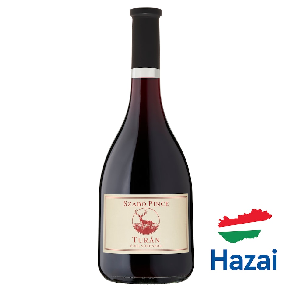 Szabó Pince Felső-Magyarországi Turán édes vörösbor 10,5% 750 ml 1. kép