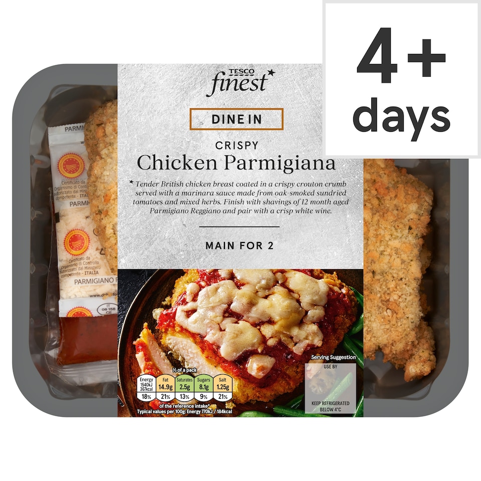 Tesco Finest Chicken Parmigiana 400g 