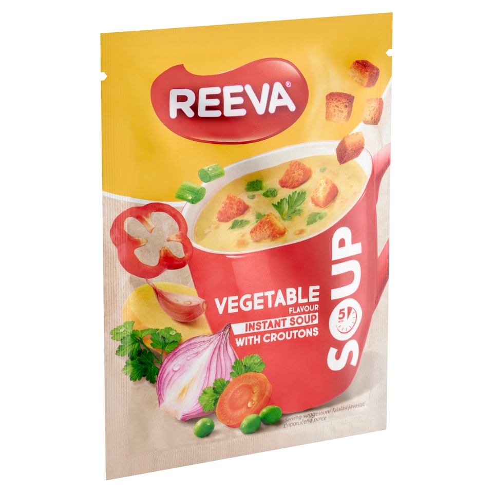 Reeva instant zöldségízű leves krutonnal 17 g