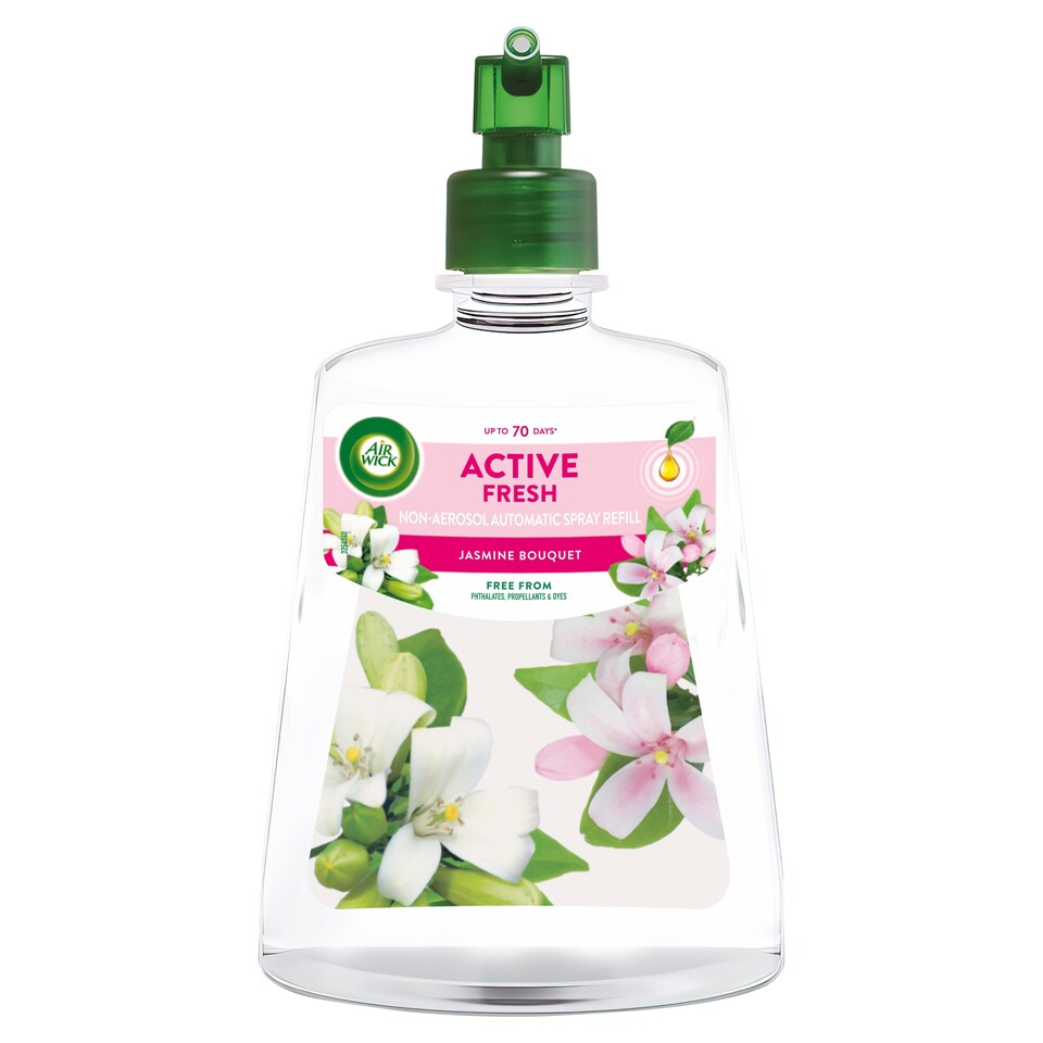 Air Wick Active Fresh náplň na vodnej báze do automatického difuzéra - Jazmínové kvety 228 ml