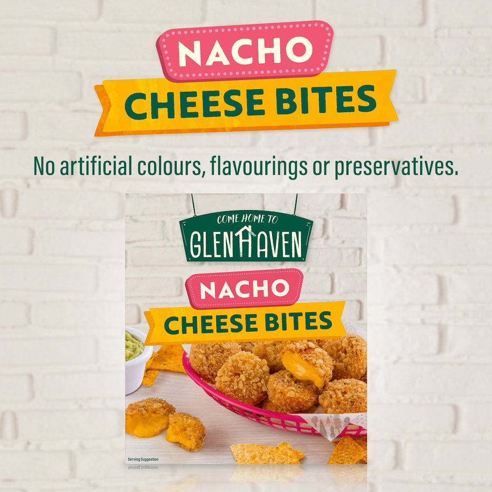 image 1 of Glenhaven Nacho Cheese Bites 200g