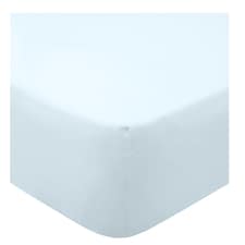  West Park Retreat Blue 300 Thread Count Deep Fitted Sheet Double