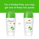 image 2 of Dove Advanced Care Go Fresh Cucumber 72h Roll-On Antiperspirant Deodorant 50ml