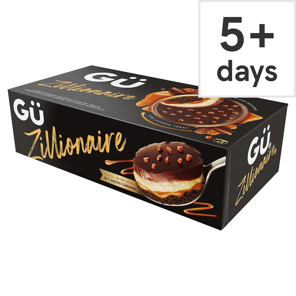 image 1 of Gu-Zillionaire Cheesecakes 2 X91.5G