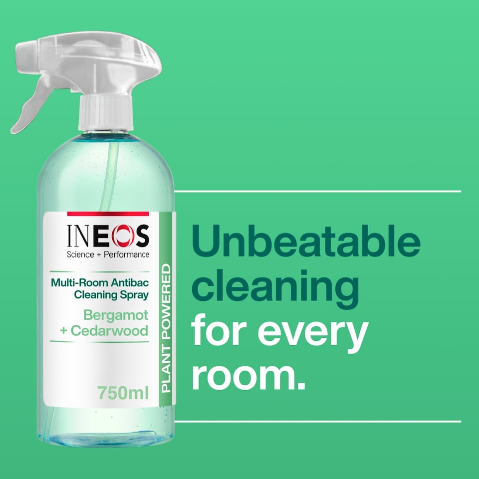 image 1 of INEOS Antibac Multi-Room Spray Bergamot + Cedarwood 750ml