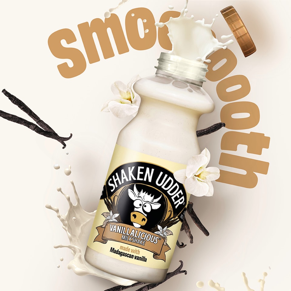 image 1 of Shaken Udder Vanilla-Licious Milkshake 330Ml
