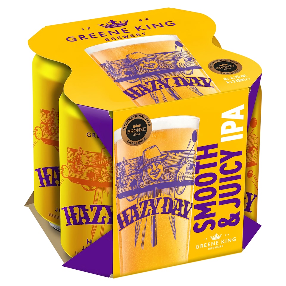 Greene King Hazy Day IPA 4x330ml