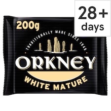 Orkney White Mature Cheddar Cheese 200g 