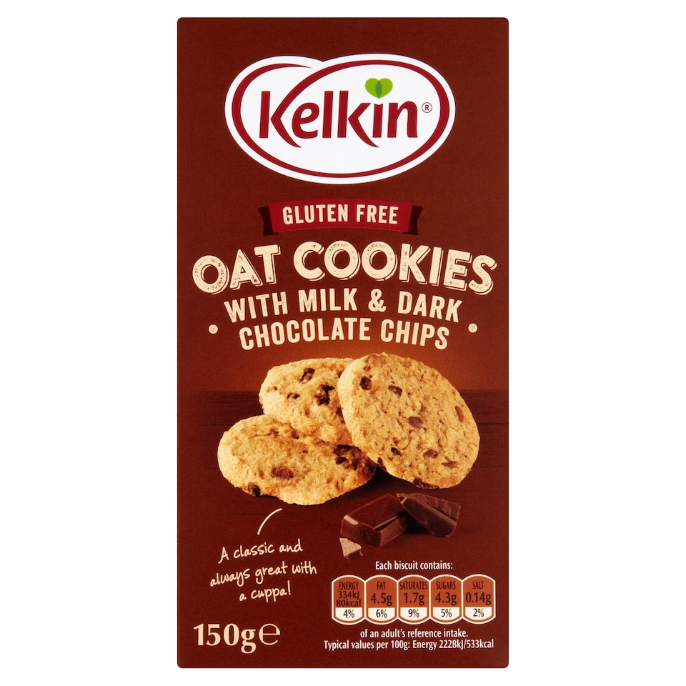 Kelkin Gf Chocolate Chip Cookies 150G