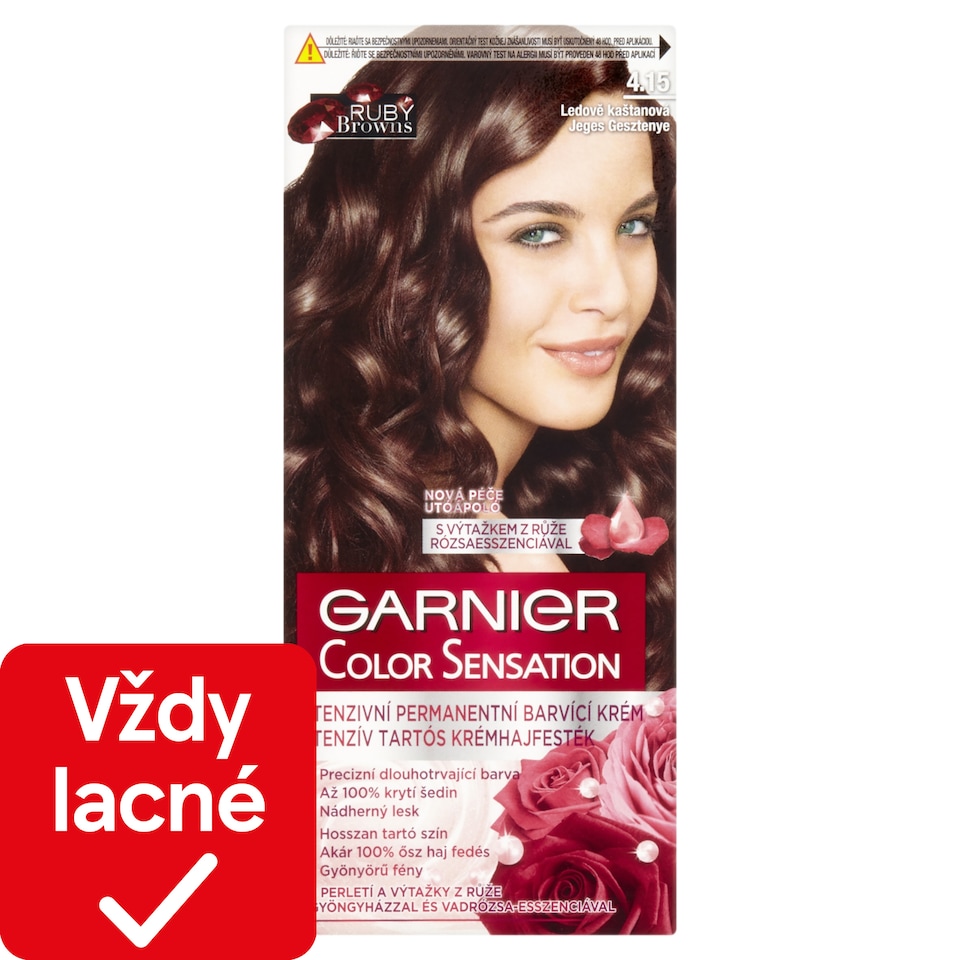 Garnier Color Sensation 4 .15 Ľadovo gaštanová, 60 +40 +12 ml