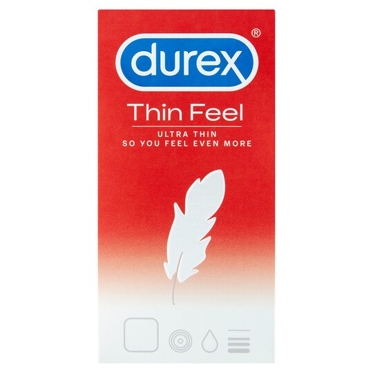 Durex Thin Feel Ultra Thin Condoms 12 Pack Tesco Groceries