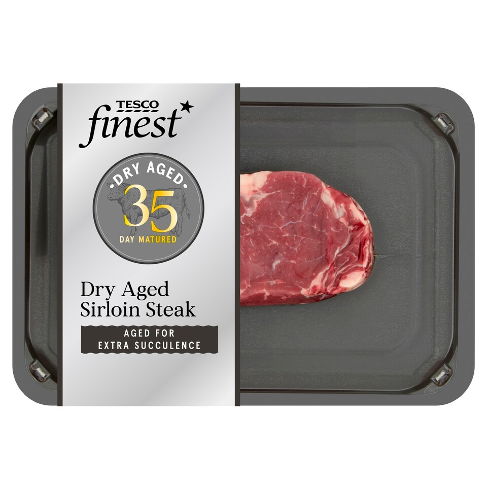Tesco Finest 35 Day Salt Dry Aberdeen Angus Sirloin Steak