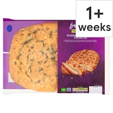 Tesco Free From Rosemary & Sea Salt Focaccia 350g