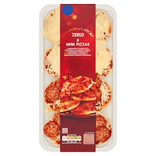 TESCO 8 MINI PIZZAS 320g