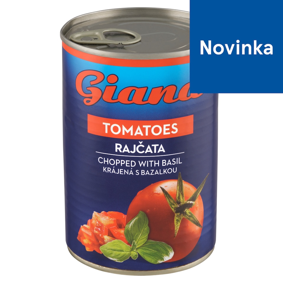 Giana Lúpané krájané paradajky s bazalkou 400 g
