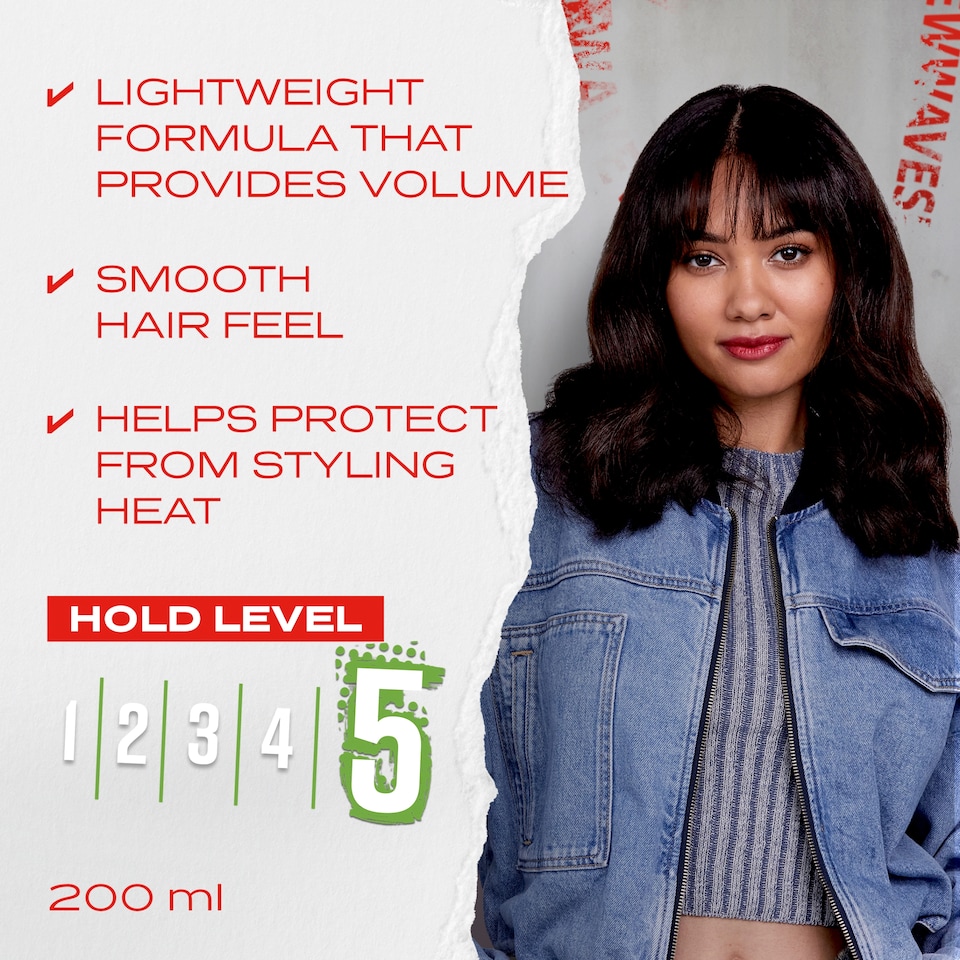 image 1 of Shockwaves Volume Mousse Ultra Strong 200Ml