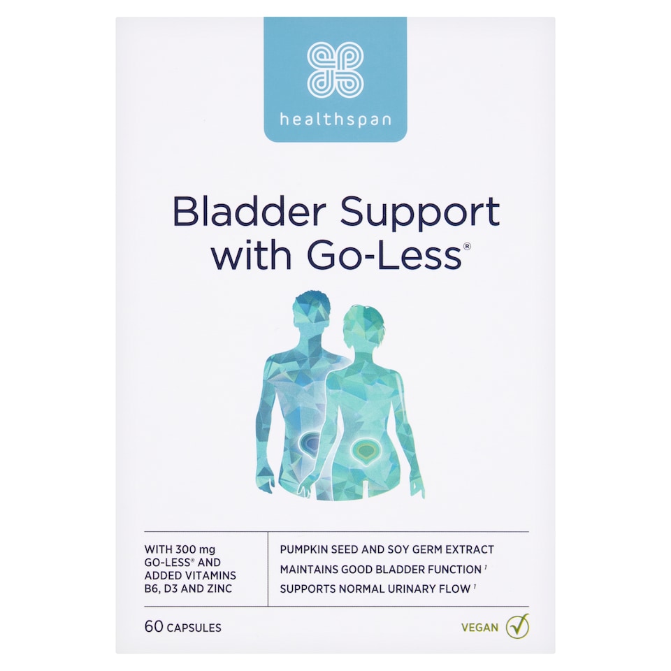 Healthspan Bladder Support with Go-Less 60 capsules