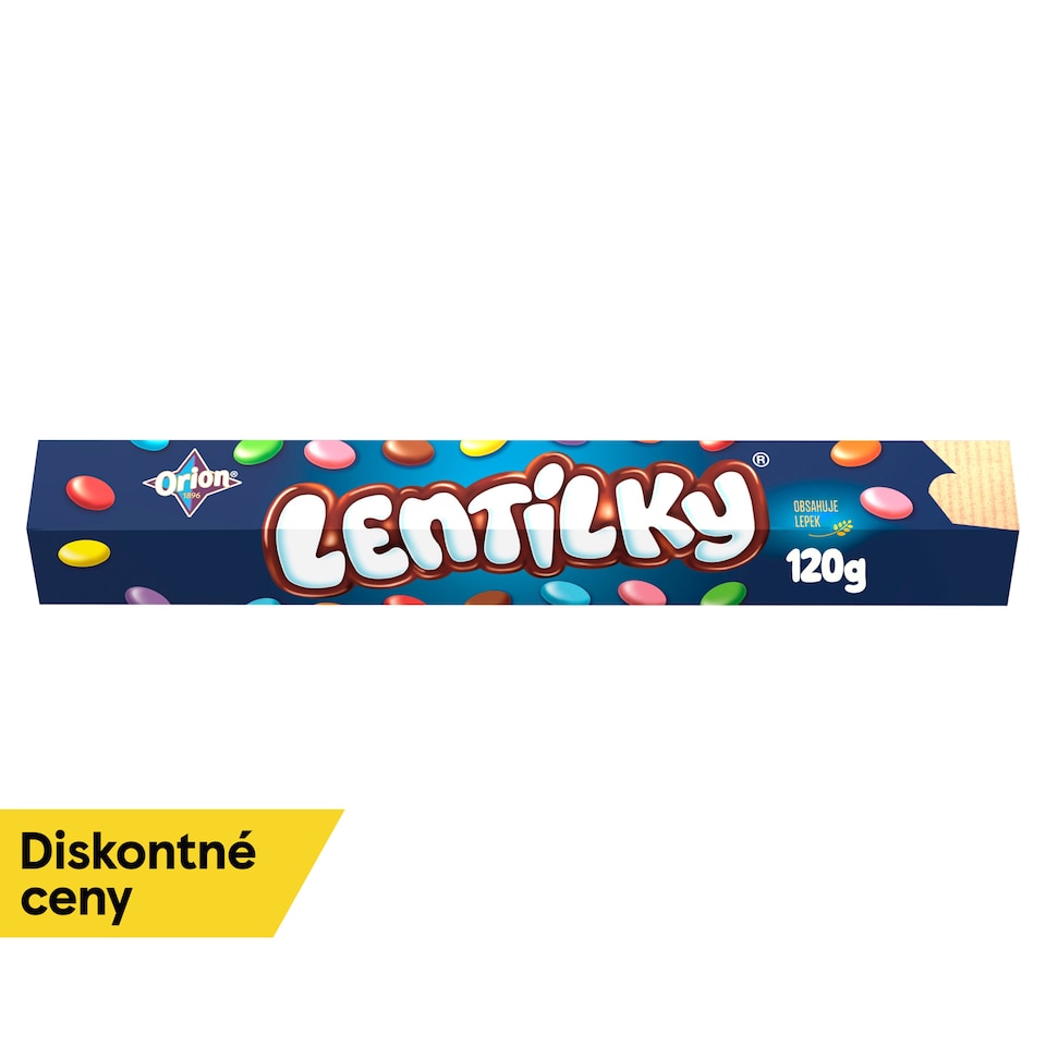 ORION LENTILKY Dražé z mliečnej čokolády 120 g