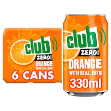 Club Zero Orange 6 X 330 Ml Pack