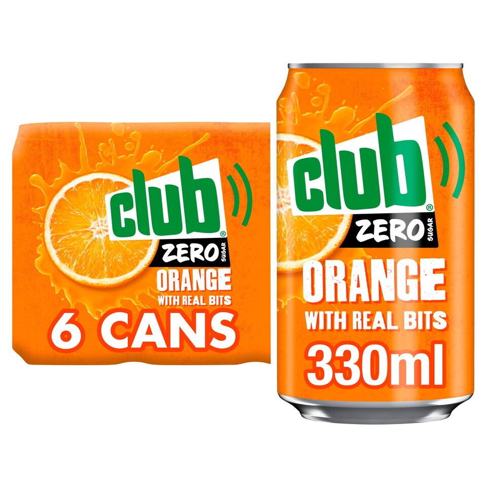 Club Zero Orange 6 X 330 Ml Pack