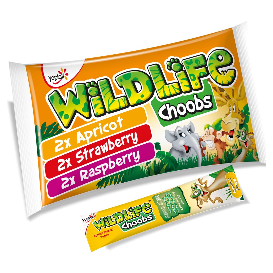 image 1 of Wildlife Choobs S/Berry R/berry & Apr Yog 6x40g