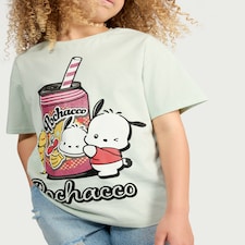 Pochacco Pure Cotton T-Shirt in Green