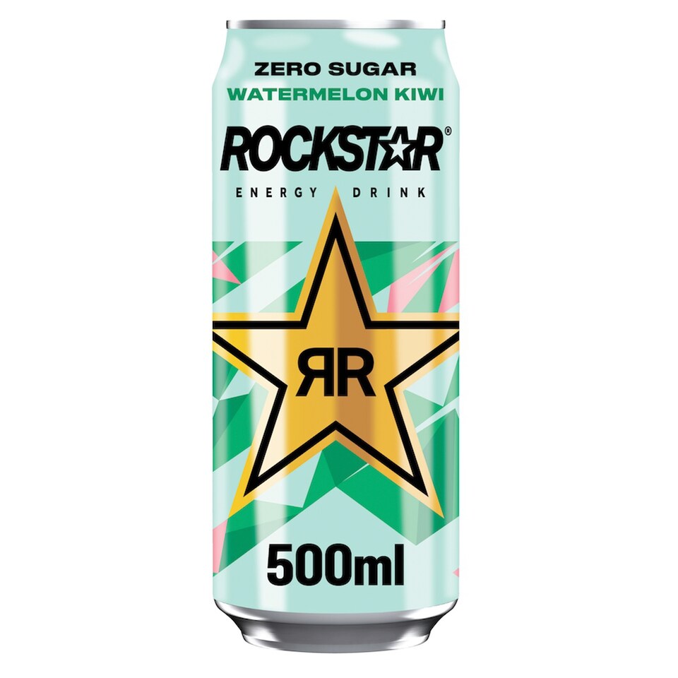 Rockstar Zero Sugar Energy Drink - Watermelon Kiwi 500ml