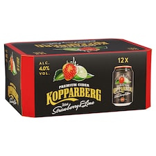 Kopparberg Premium Cider - Strawberry & Lime 12 x 330ml