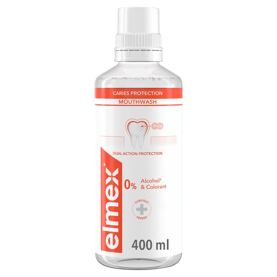 elmex Caries fogszuvasodás elleni szájvíz 400 ml  1. kép