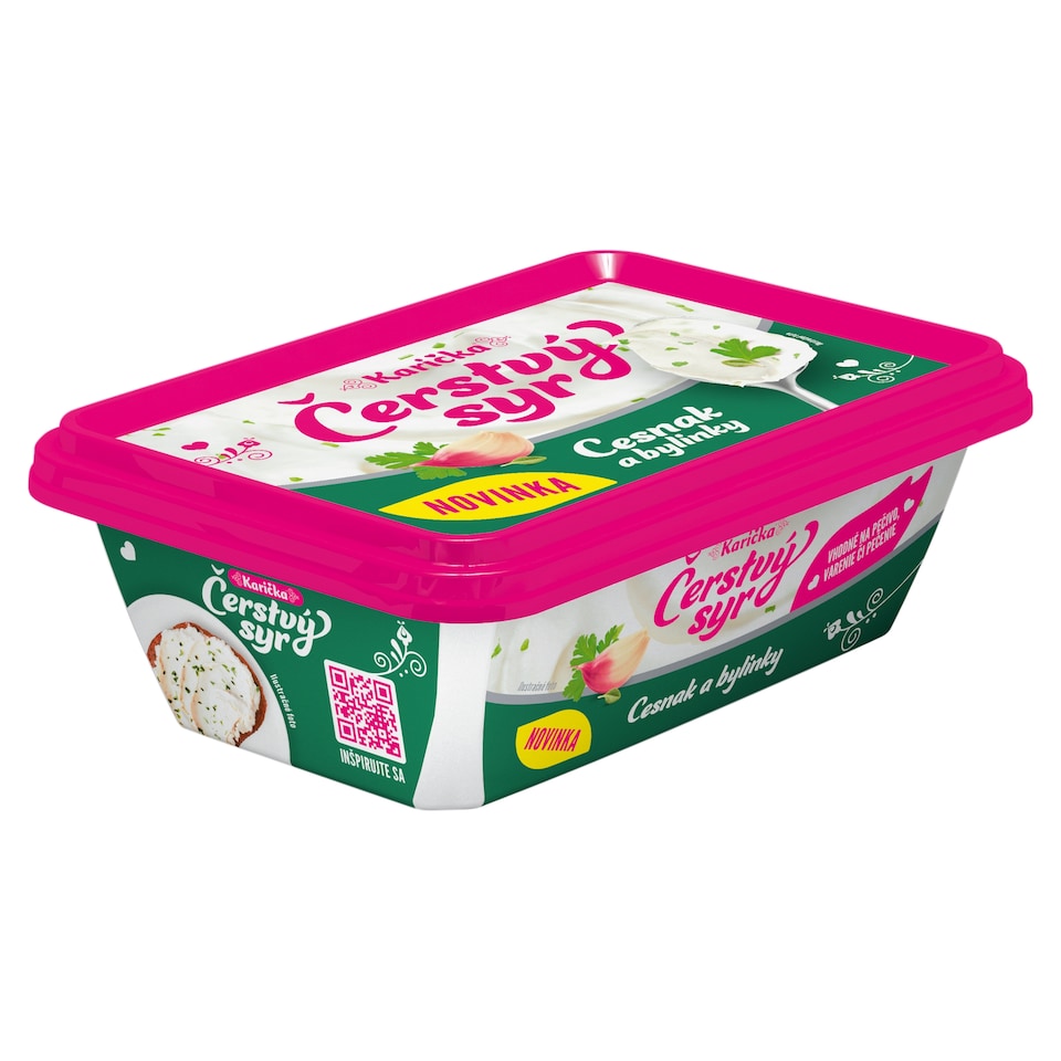 Karička Fresh Cheese Garlic and Herbs 180 g