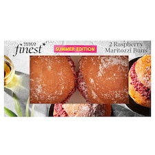 Tesco Finest 2 Raspberry Maritozzi Buns