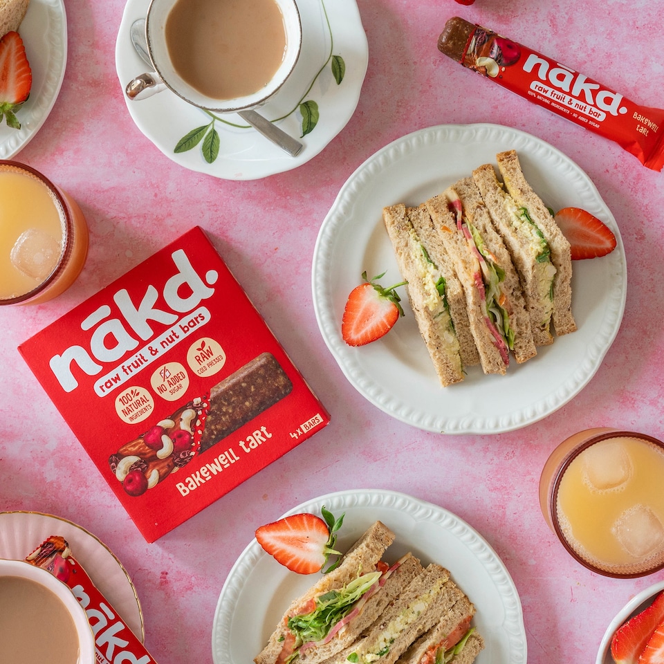 image 1 of Nakd Bakewell Tart Fruit & Nut Bars 4 Pack 140g