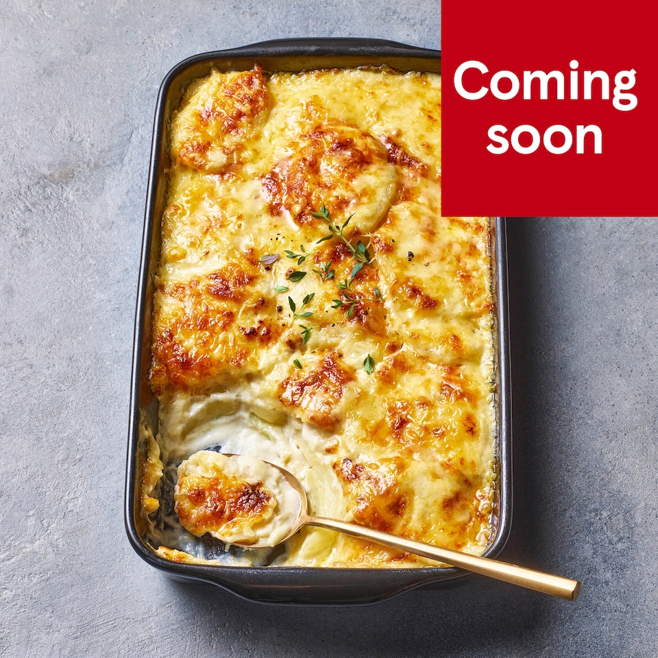 73. Tesco Finest Golden Baked Potato Dauphinoise 800g (Serves 8)