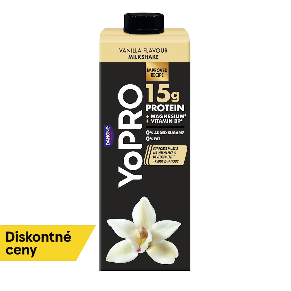 obrázok 1 z YoPRO Protein mliečny nápoj s vanilkovou príchuťou 250ml