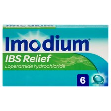 Imodium IBS Relief Loperamide Hydrochloride Capsules 6s