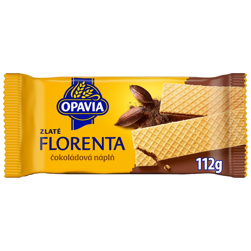 Opavia Zlaté Florenta Wafers Chocolate Filling 112 g
