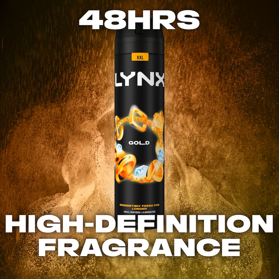 image 1 of Lynx Gold 48h Deodorant Body spray 250ml