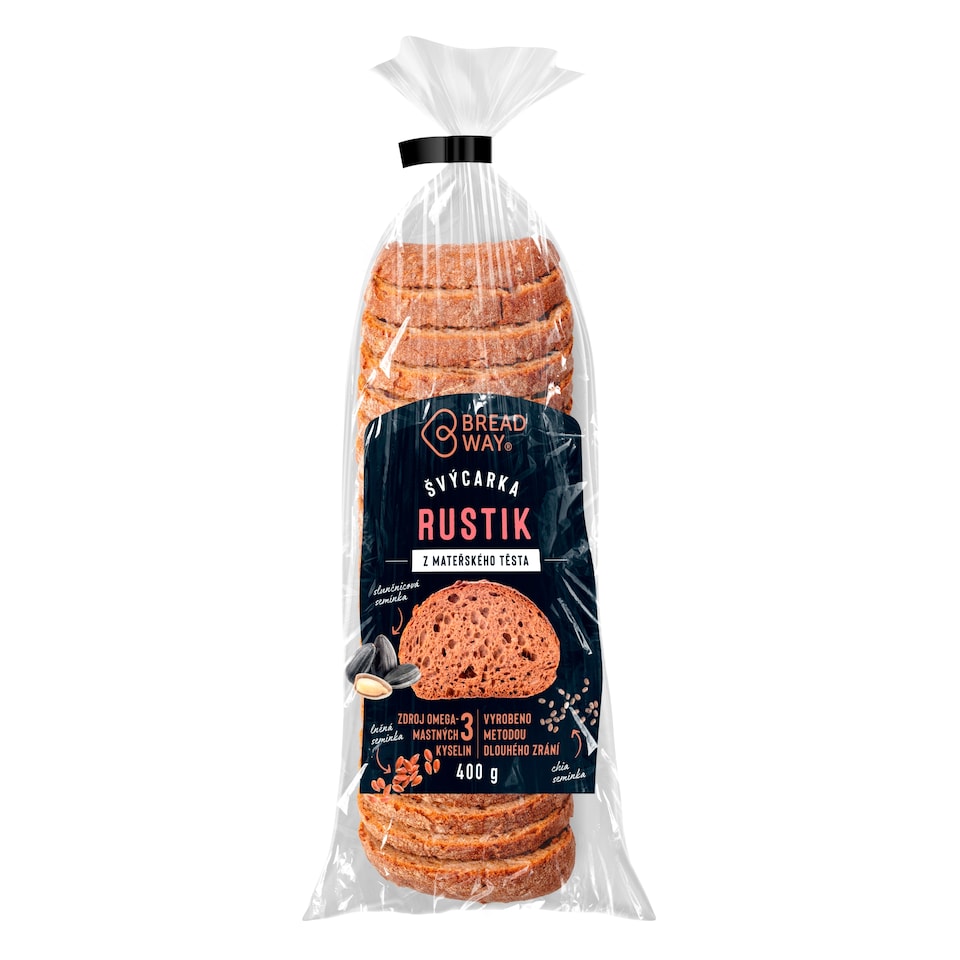 Breadway Švýcarka rustik z mateřského těsta 400g