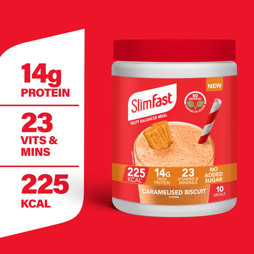 image 1 of SlimFast Meal Replacement Powder - Caramelised Biscuit 365g