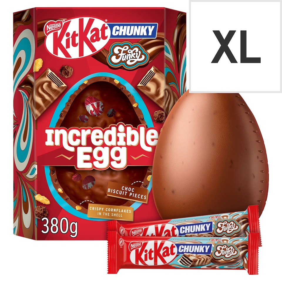 image 1 of Kit Kat Funky Chunky Incredible Chocolate Easter Egg 380g